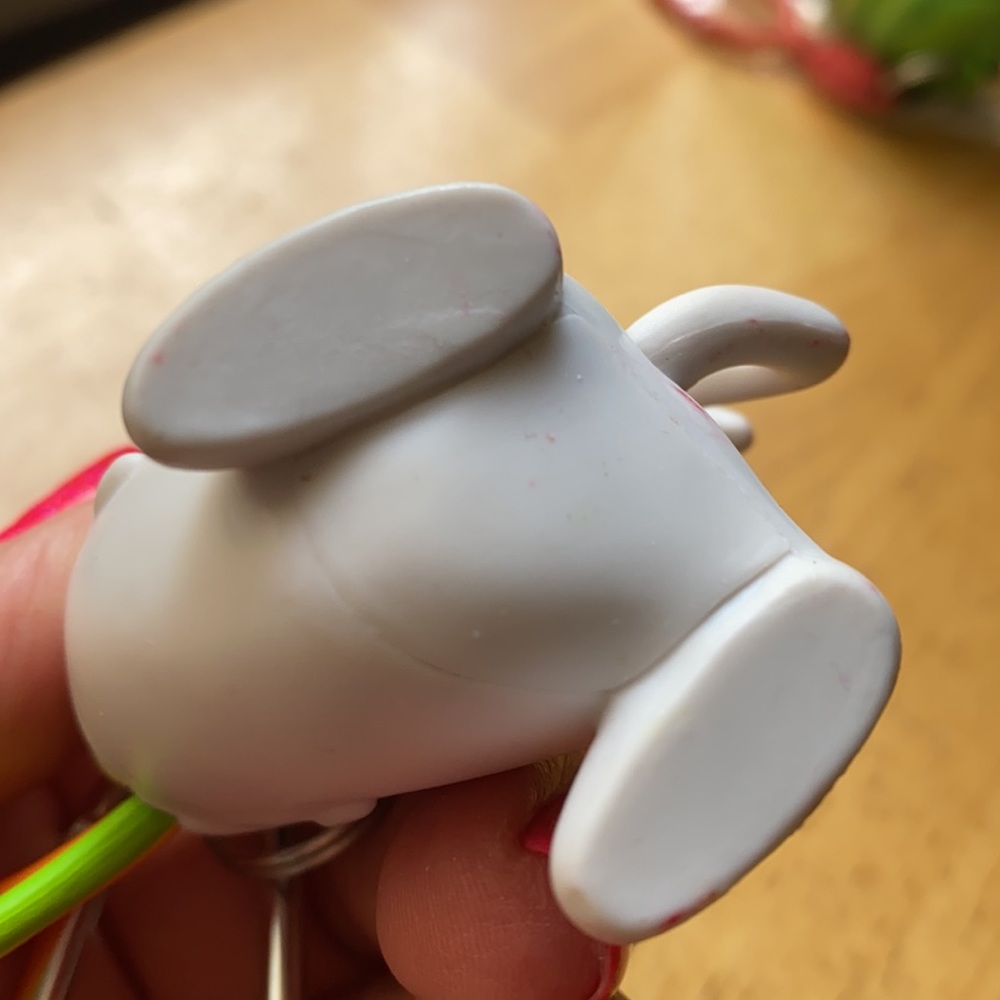 Exploding Kitten Backpack Charm Keychain | Rainbow Ralphing Cat - Picture 4 of 8